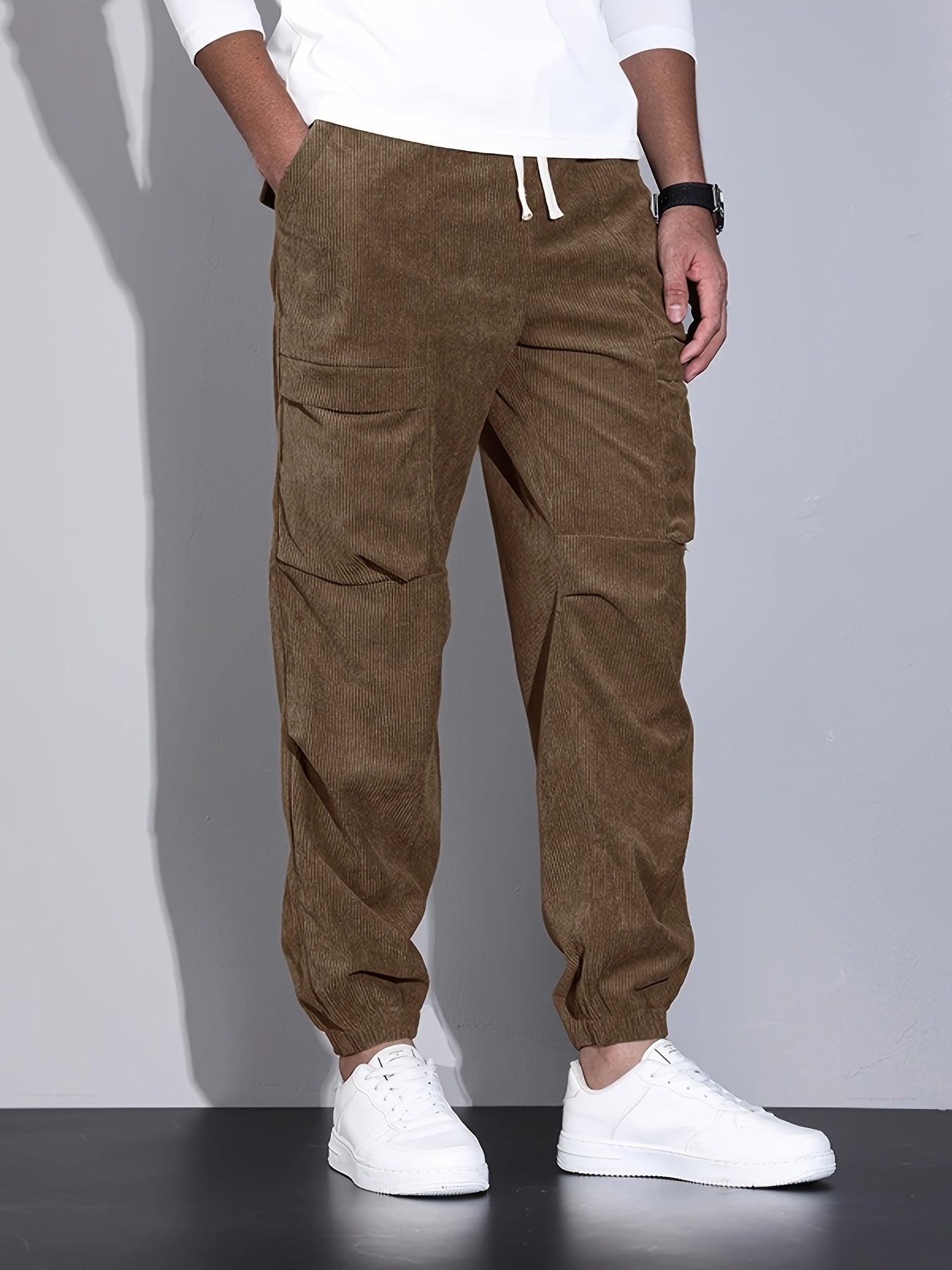 Bucuresti Gent | Pantaloni Cargo din Corduroy