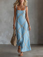 Square Neck A-Line Maxi Dress for Women