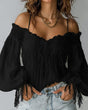 Off-Shoulder Lace Blouse for Women