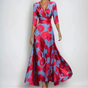 Floral Wrap Dress for Women