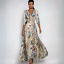 Floral Wrap Maxi Dress