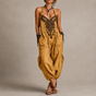 Embroidered Loose Fit Jumpsuit for Women