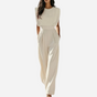 Streamlined Waist Jumpsuit for Women