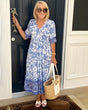 Floral V-Neck Maxi Dress for Women