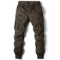Stretch Cotton Cargo Joggers for Men