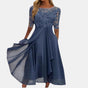 Women's Elegant Evening Midi Dress