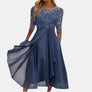 Women's Elegant Evening Midi Dress