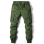 Stretch Cotton Cargo Joggers for Men