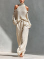 Off-Shoulder Two-Piece Set for Women