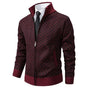 Fine Knit V-Neck Cardigan for Men