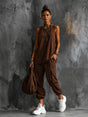 Sleeveless Wide-Leg Two-Piece Set for Women