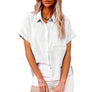 Women's Short-Sleeve Flowing Blouse
