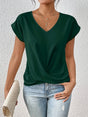 Women's Fitted Elegant V-Neck T-Shirt