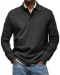 Refined Long-Sleeved Polo for Men
