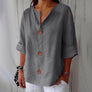 Women's V-Neck Button-Front Shirt