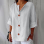 Women's V-Neck Button-Front Shirt