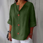 Women's V-Neck Button-Front Shirt