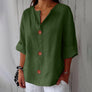Women's V-Neck Button-Front Shirt