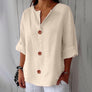 Women's V-Neck Button-Front Shirt