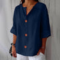 Women's V-Neck Button-Front Shirt
