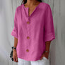 Women's V-Neck Button-Front Shirt