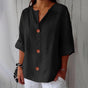 Women's V-Neck Button-Front Shirt