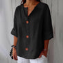 Women's V-Neck Button-Front Shirt