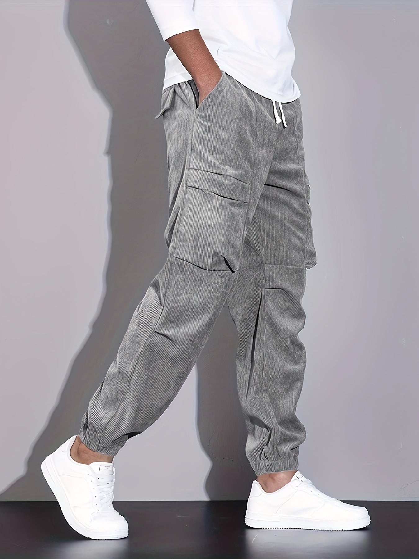 Bucuresti Gent | Pantaloni Cargo din Corduroy