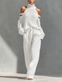 Off-Shoulder Two-Piece Set for Women