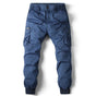 Stretch Cotton Cargo Joggers for Men
