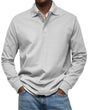 Refined Long-Sleeved Polo for Men