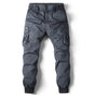 Stretch Cotton Cargo Joggers for Men