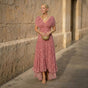 Pleated Off-Shoulder Dress for Women