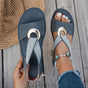 Elastic Strap Slingback Sandals for Women