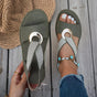Elastic Strap Slingback Sandals for Women