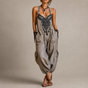 Embroidered Loose Fit Jumpsuit for Women