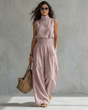 Wide Leg Two Piece Set for Women