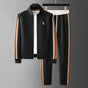 Striped Textured Tracksuit for Men