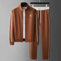 Striped Textured Tracksuit for Men
