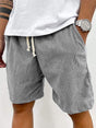 Textured Corduroy Shorts for Men