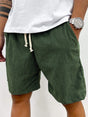 Textured Corduroy Shorts for Men