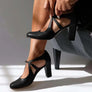 Women's Classic Strappy Block Heels