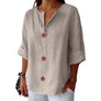 Women's V-Neck Button-Front Shirt