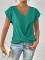 Women's Fitted Elegant V-Neck T-Shirt