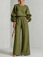 Floral Cuff Two-Piece Set for Women