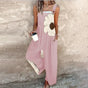 Floral Wide-Leg Overalls for Women