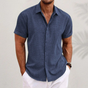 Textured Short Sleeve Shirt for Men