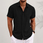 Textured Short Sleeve Shirt for Men