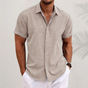 Textured Short Sleeve Shirt for Men