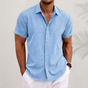 Textured Short Sleeve Shirt for Men